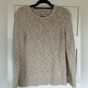 L.L. Bean Women's Crewneck Cotton Sweater Size Small